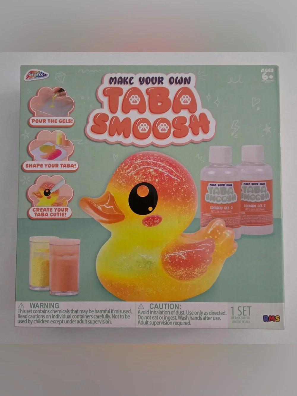 Make Your Own Taba Smoosh Duck DIY Squishy Kit – Grafix – Brand New 🐥✨